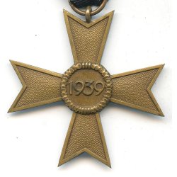 German WW2 War merit cross 2 cl 1939 w/o swords '11'