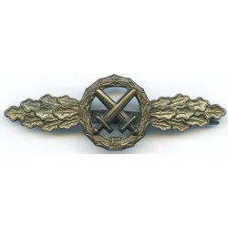 German WW2 Air to ground support clasp in gold