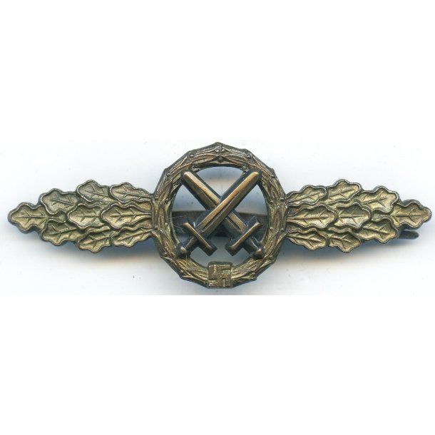 German WW2 Air to ground support clasp in gold