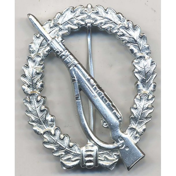 Infantry assault badge in Silver 1957 'Steinhauer&amp; Lck'