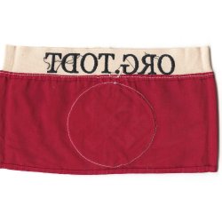 German WW2 Organisation Todt member cufftitle