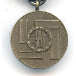 German WW2 SS 8 year service medal miniature