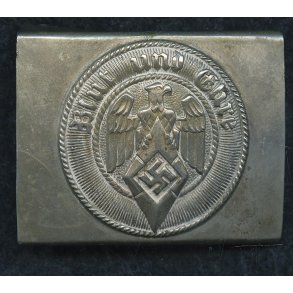 German WW2 HJ belt buckle 'PuC RZM KH28'