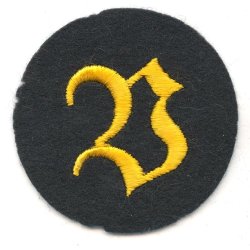 German WW2 Army Paymaster/Zahlmeister Sleeve Badge