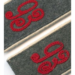 German WW1 Preussen Infanterie Regiment 93 shoulder boards