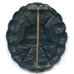 German WW1 Wound badge in black 1914
