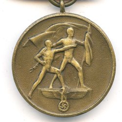 German WW2 October 1 1938 Commemorative Medal