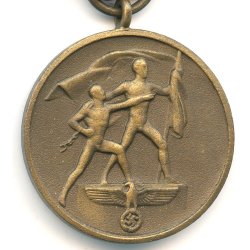 German WW2 October 1st 1938 Commemorative Medal