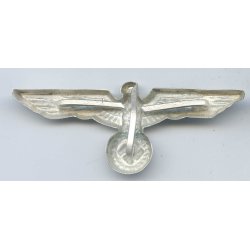 German WW2 Army EM/NCO's visor cap eagle in metal