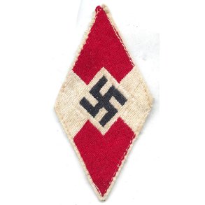 German HJ diamond insignia for sport clothes