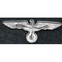 German WW2 Army EM/NCO/Officer's visor cap eagle in metal "G.B 38"