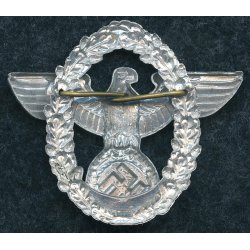 German WW2 Police two-Piece Officer's Cap Eagle