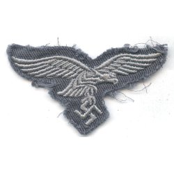 German WW2 Luftwaffe tropical/south front/summer cloth cap eagle