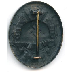 German WW2 Wound badge in black 1939 - Brass