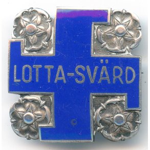 Finnish WW2 Lotta Sv�rd member's badge