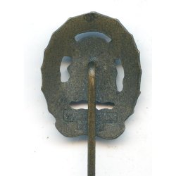 German WW2 DRL sports badge in Bronze miniature 'Wernstein'