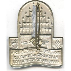 German WW2 Generalappell d. nordwestdeutschen Handwerks u. Gewerbes Hannover 1933 Day Badge