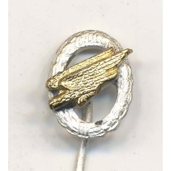 Luftwaffe Paratrooper's badge 1957, 12,5 mm miniature