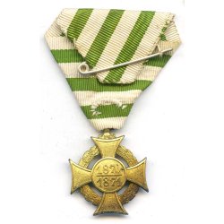 German Imperial Saxony Franco Prussian War Cross 1870 - 71