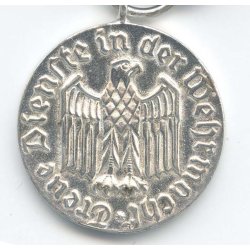 Wehrmacht Faithful Service 4 years cross 1957 'Steinhauer &amp; Lck'