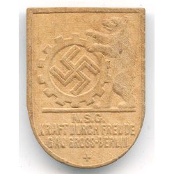 N.S.O Kraft Durch Freude - GAU Gross-Berlin tinnie
