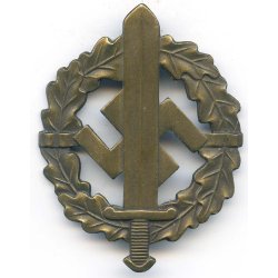 German WW2 SA Sports badge in Bronze 'E.Schneider'
