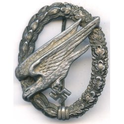 German WW2 Luftwaffe paratrooper badge 'Steinhauer &amp; L�ck'