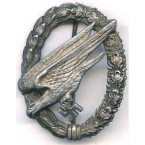 German WW2 Luftwaffe paratrooper badge 'Steinhauer & L�ck'