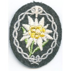 German WW2 Gebirgsj�ger Edelweiss armpatch