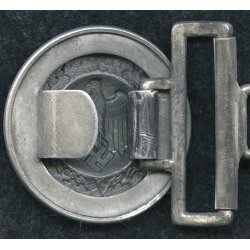 German WW2 Army Officer's dress brocade belt buckle