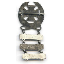 US WW2 Expert marksman badge with Machine gun, Rifle &amp; Bayonet qualification bar