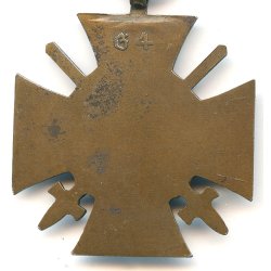 German WW2 Hindenburg cross, for Combatants 'G4'