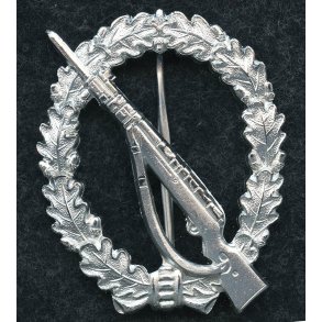 Infantry assault badge in Silver 1957 'Steinhauer& L�ck'