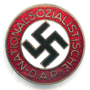 German WW2 NSDAP party member badge 'M1/8'