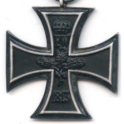 German WW2 Iron Cross second class 1914 with non-combatant (Nichtk�mpfer) ribbon
