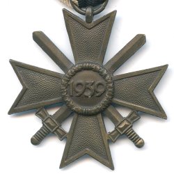 German WW2 War merit cross 2 cl 1939 with swords