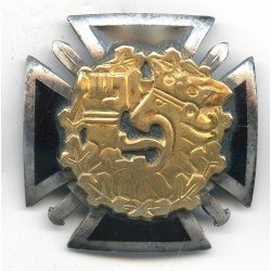 Finnish WW2 Army Officers School Graduation badge