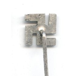 German WW2 NSDAP/Patriotic/Sympathy jacket swastika pin