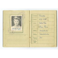 German WW2 Arbeitsbuch fur Ausl�nder - Deutches Reich