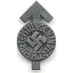 German WW2 HJ Proficiency Badge in Bronze 'M1/63'