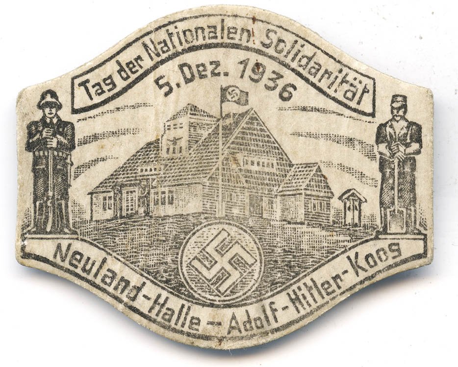 Day of the national solidarity 1936 - Gau Neuland-Halle badge - German ...