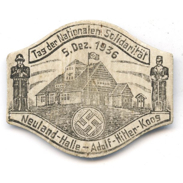 Day of the national solidarity 1936 - Gau Neuland-Halle badge