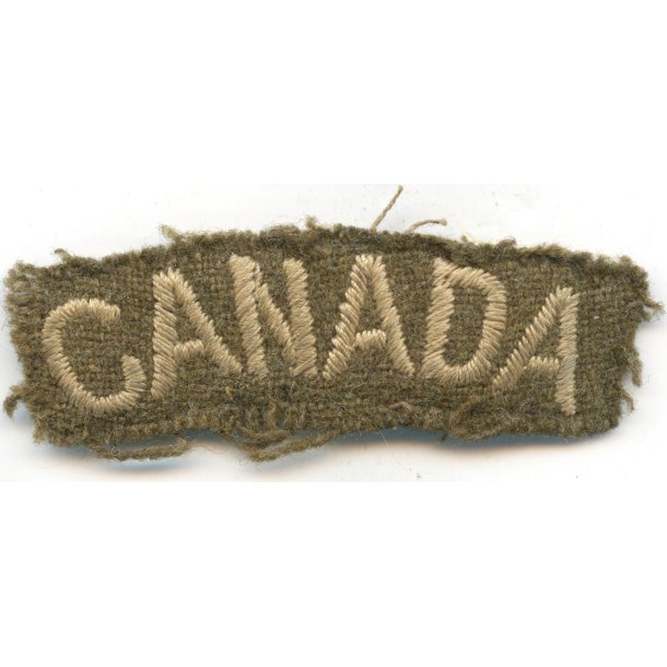 Canadian WW2 Nationality Cloth Shoulder Title