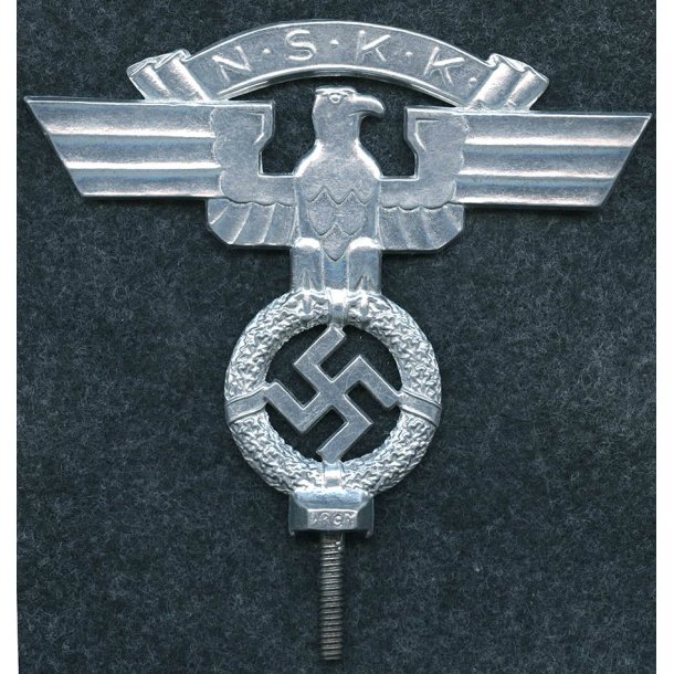 German WW2 NSKK car pennant eagle pole top