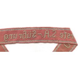 German WW2 Oberste SA Fuhrung Cuff Title