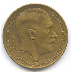 German WW2 NSDAP bronze coin 'Das Grossdeutsche Reich ist erstanden'
