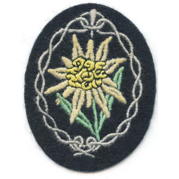 German WW2 Gebirgsj�ger Edelweiss sleeve badge