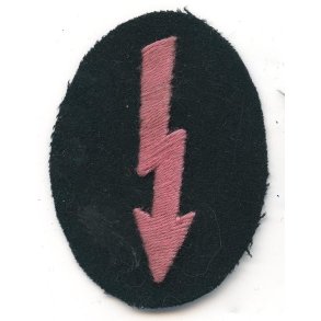 German WW2 Army Panzer signal personnel's sleeve badge