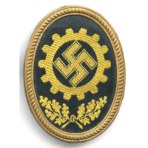 German WW2 DAF visor cap insignia  'RZM 53'