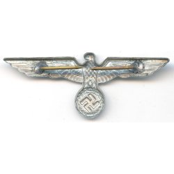 German WW2 Army EM/NCO/Officer's visor cap eagle in metal